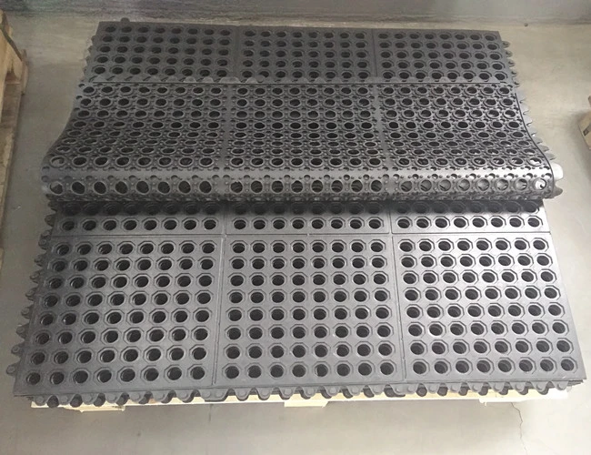 Interlocking Anti-Fatigue Rubber Mat, Anti-Slip Rubber Kitchen Mat, Anti Slip Rubber Mat