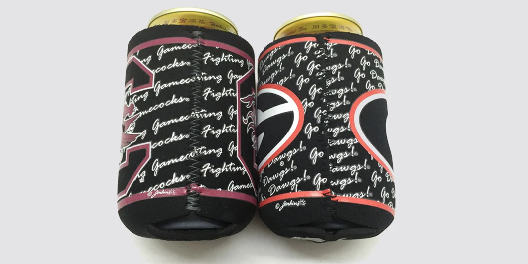 Promotional Factory Custom Logo Foldable Neoprene Stubby Holder 12oz Insulated Beer Can Cooler Sleeve