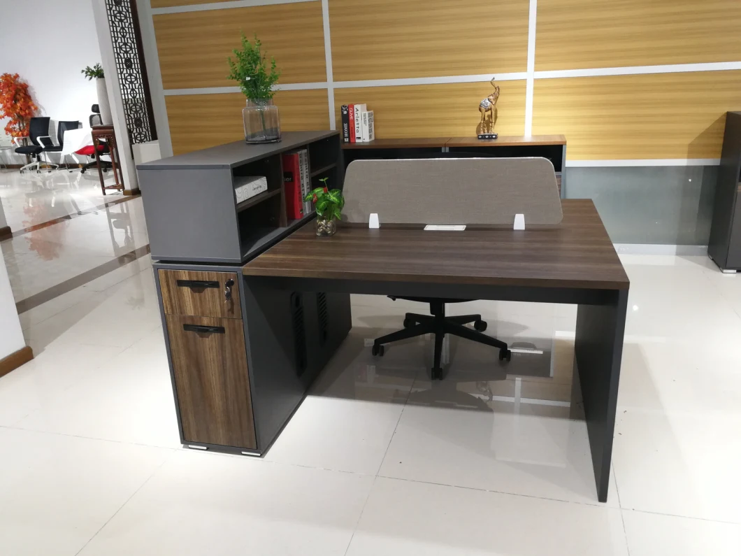 2020 New Design Modern Computer Desk Furniture MDF Melamine Office Partitions
