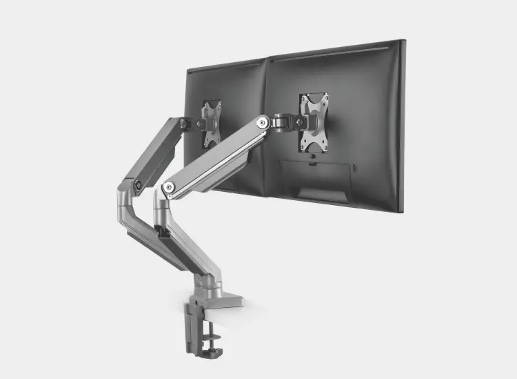 Mechanical Spring Dual Monitor Arm Mount, LCD Monitor Arm