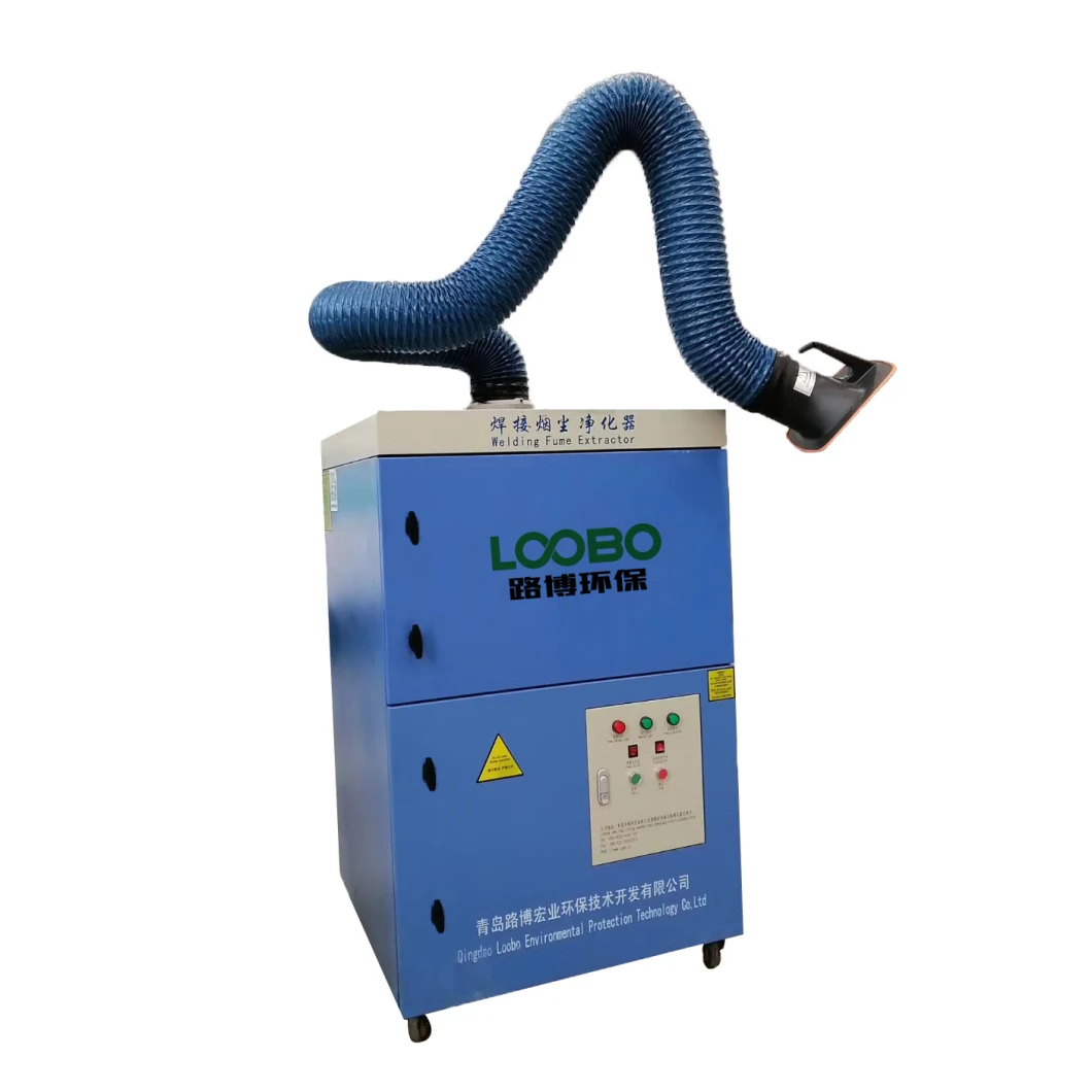 Weld Fume Extractor with Double Arm or Single Arm