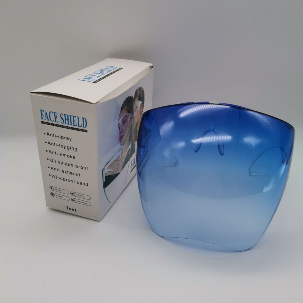 Protect Eyes and Face From Droplet Protective Glass Safety Clear Anti-Fog Visor Face Cover Shield