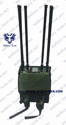 200m VIP Protection Security High Power GPS WiFi Cell Phone Signal Backpack Jammer