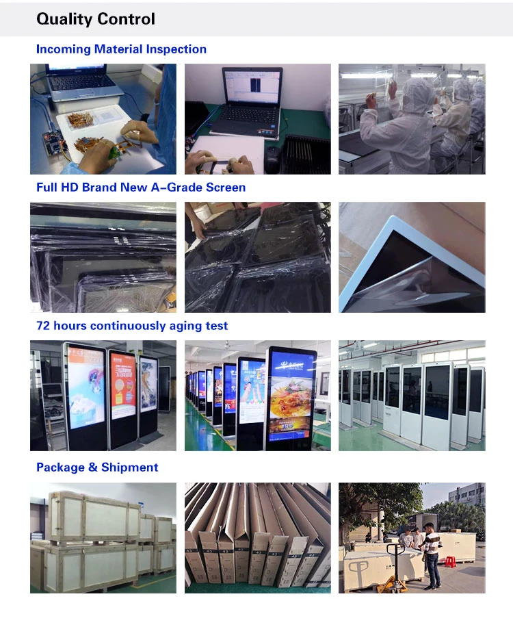 Kiosk Stand 43/55 Inch Interactivas Multi Touch Digital Totem Signage Stand Advertising LCD Display