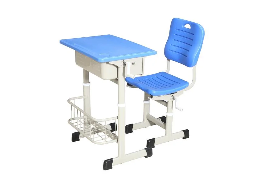 Ergonomic Steel Frame Students Classroom Desk and Chair Set Manufacturer Price
