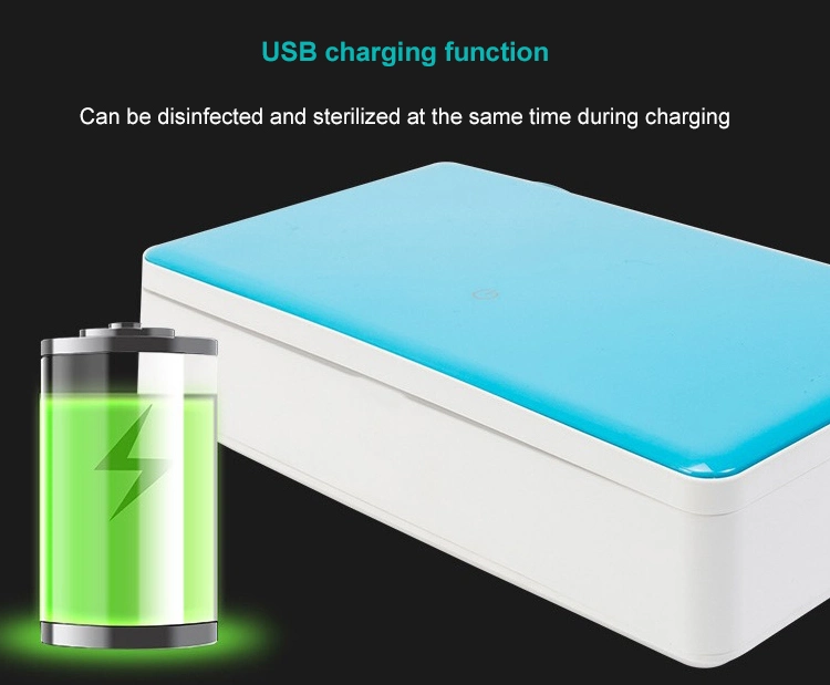 UV Cell Phone Sanitizer and Dual Universal Cell Phone Charger Patented Sterilizer