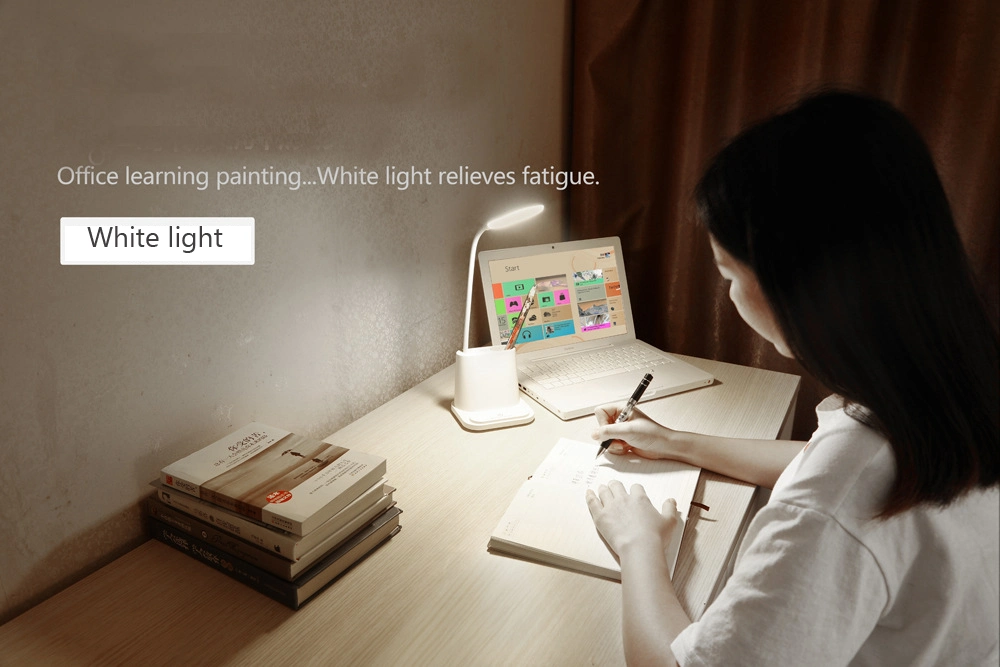 Multifunctional USB Mobile Phone Holder Folding Nightlight Desk Lamp LED Light