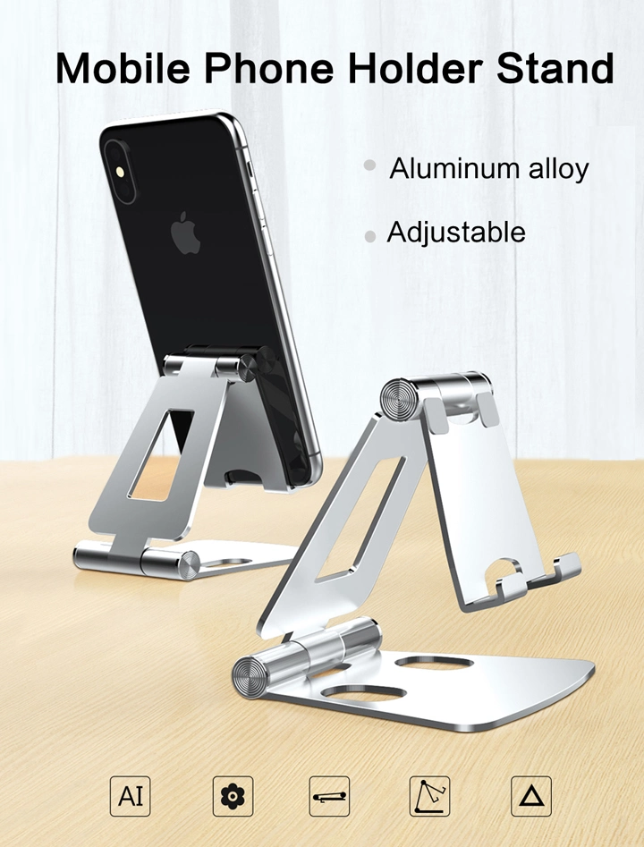 Adjustable Foldable Desktop Phone Holder Stand