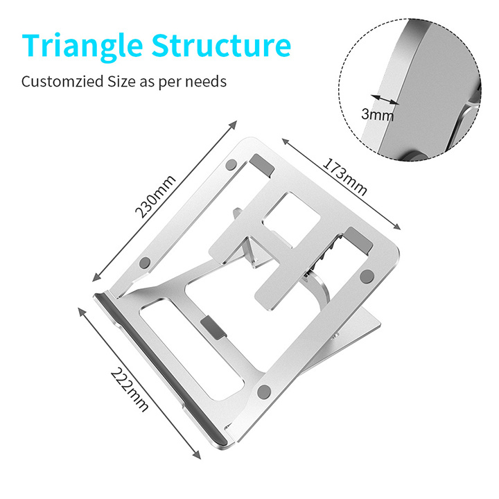 Hot-Selling Aluminum Alloy Laptop Stand Bracket Adjustable Tablet Laptop Holder