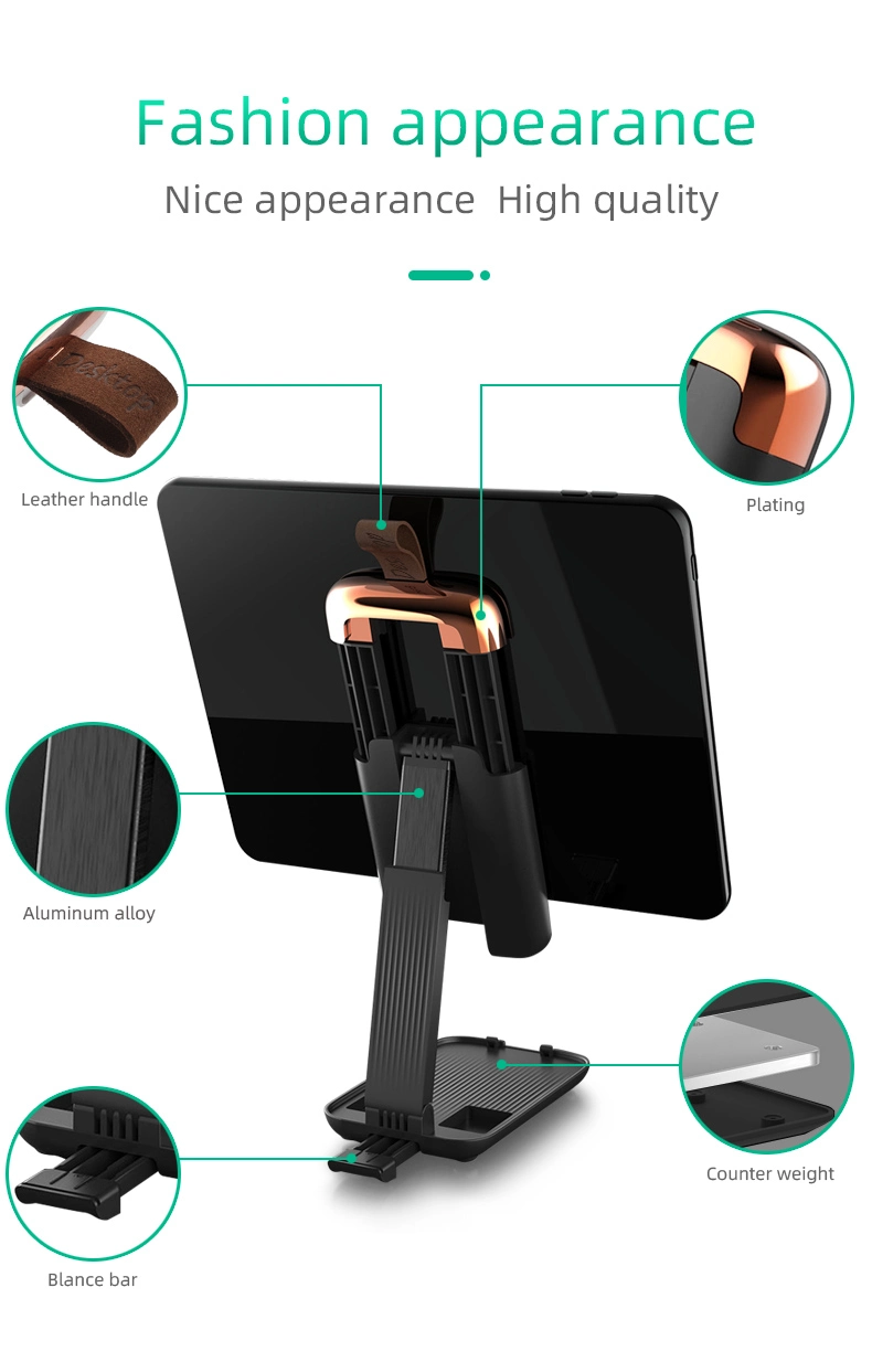 Plastic Foldable Portable Tablet Phone Stand Mount for Mobile Phone Accessories