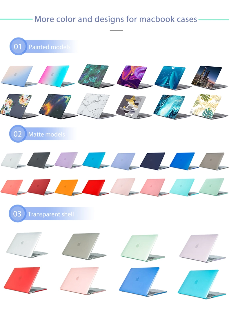 Protective Laptop Sleeve Crystal Shell PC Laptop Case for MacBook Cover