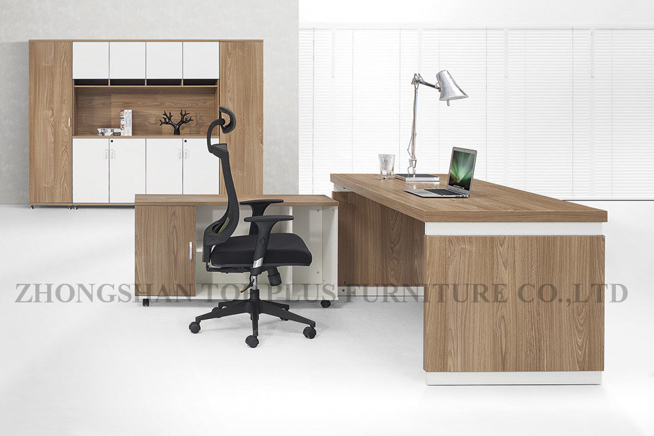 Modern L Shape Office Desk Melamine Modern Office Table (M-T1603)
