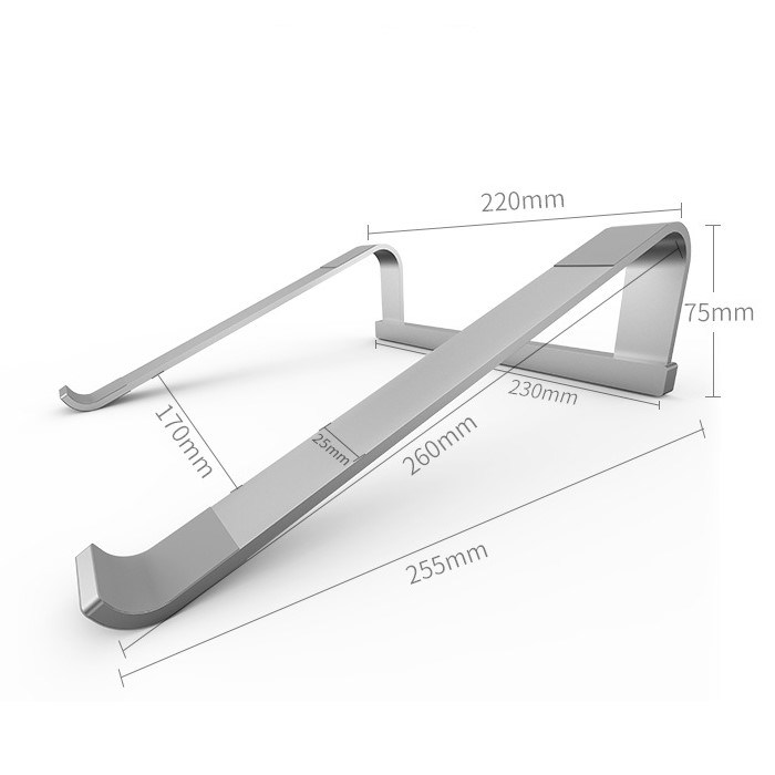 Aluminum Alloy Mackbook Support Desktop Notebook Stand Laptop Riser