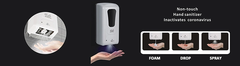 Electronic Infrared Touch Free Hands Free Hand Sanitizer Dispenser