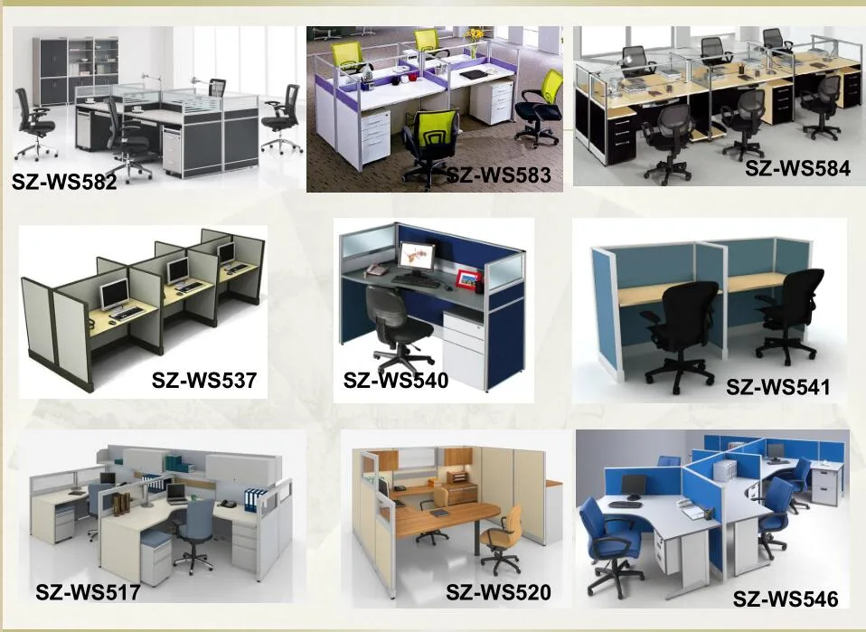 Enterprise Adjustable Office Sit-Stand Computer Desk with Fabric Partition (SZ-WS696)