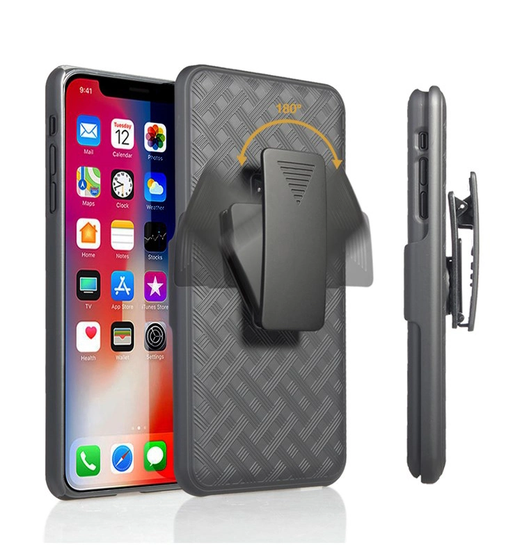 Hard Case Cell Phone Stand Holder Hybrid Armor Rugged Case Cover for iPhone X Plus