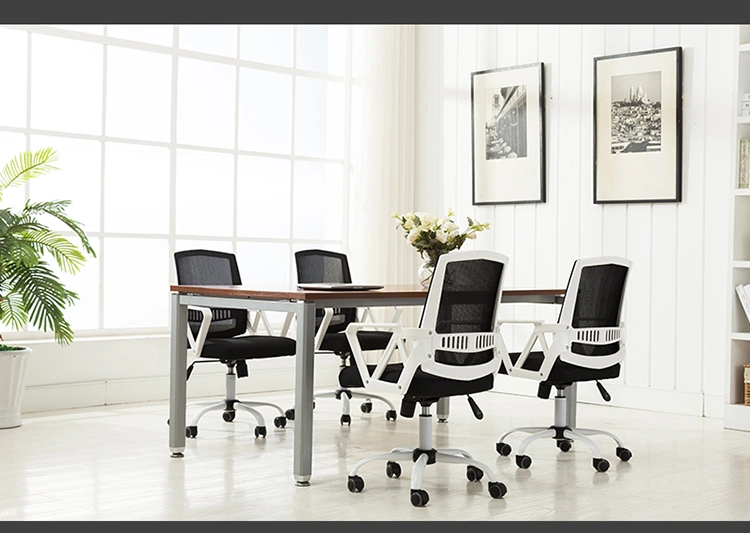 White Cheap Modern Executive Swivel Ergonomic Desk Office Mesh Chair