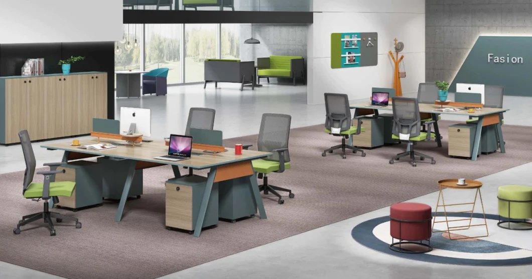 Modular Office Furniture Modern Design Office Cubicle Workstation Staff Computer Desk