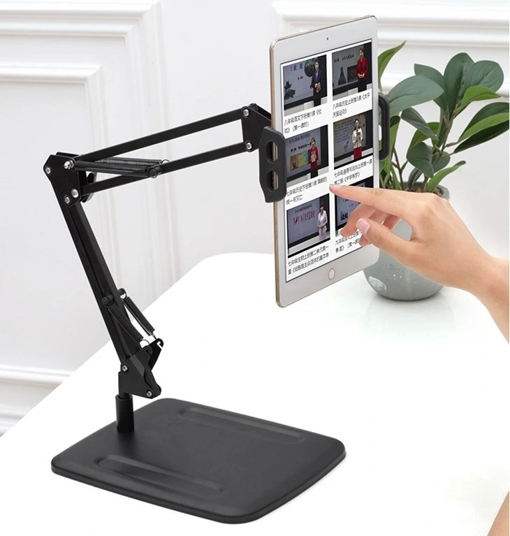 Lz-027 Gimbal Mobile Holder Carbon Stand Desktop Tablet Table Mount