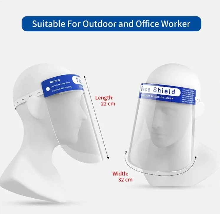China Factory Safety Face Shield Protect Eyes and Mouth