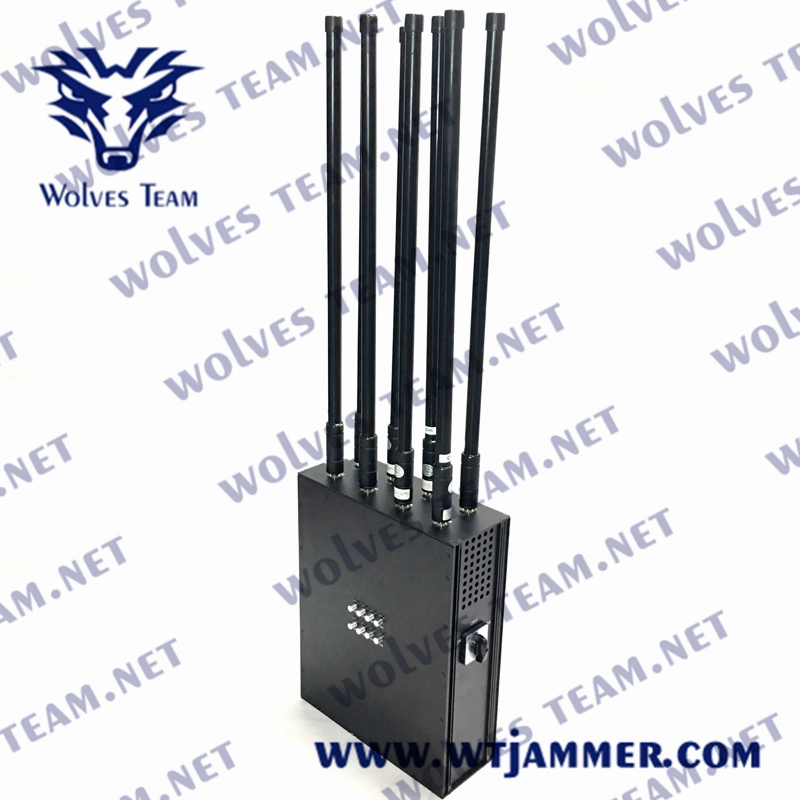 200m Military VIP Protection Security High Power GPS WiFi Cell Phone Signal Backpack Jammer