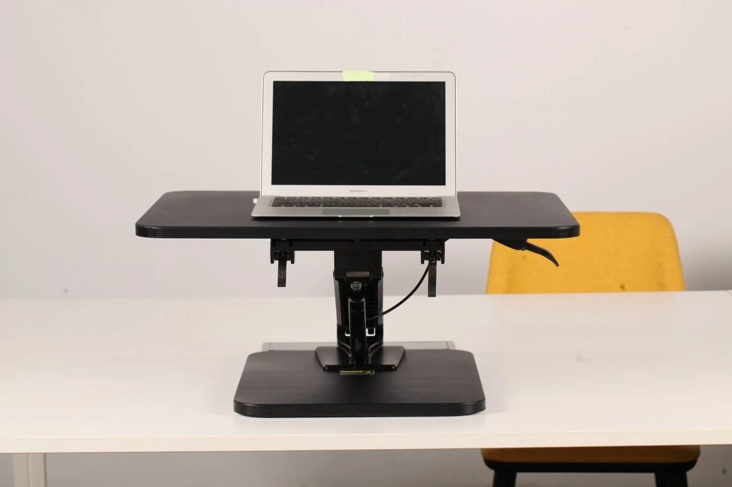 26'' Pneumatic Height Adjustable Desk Sit to Stand Workstation Riser