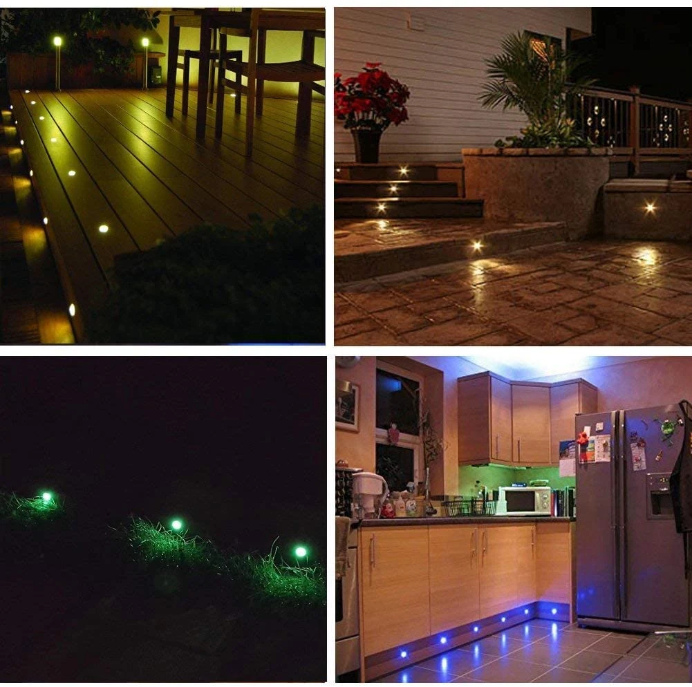 LED Deck Lights Kit, 10PCS Owes Deck Lighting Kits LED Deck Rail Lighting Kits