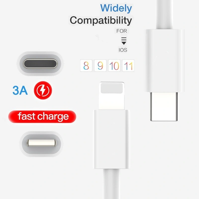 Mobile Phone Accessories USB Data Charging Lightning Cable for iPhone 8, 7, 7 Plus, 6s, 6 Plus, iPhone X. Xplus, iPad, iPod