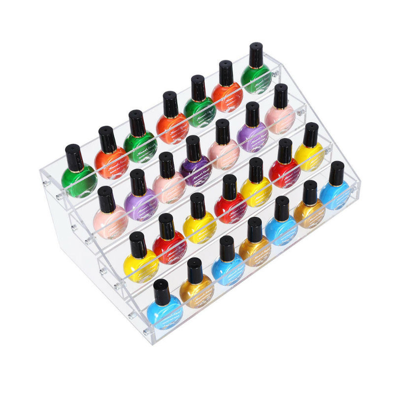 Acrylic Clear Nail Holders, Lipstick Holders