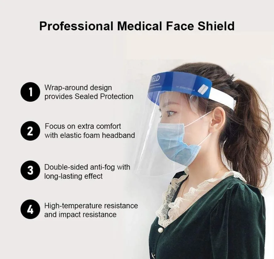 Face Shield Visors Anti-Fog Protect Eyes and Face Shield