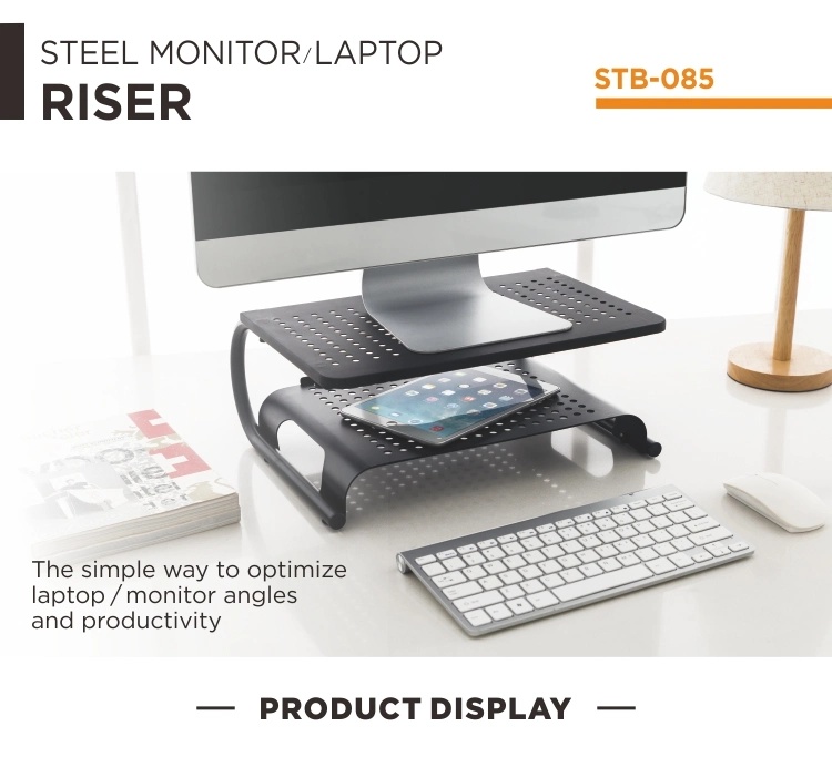 Steel Monitor Riser Stand, Laptop Riser Stand