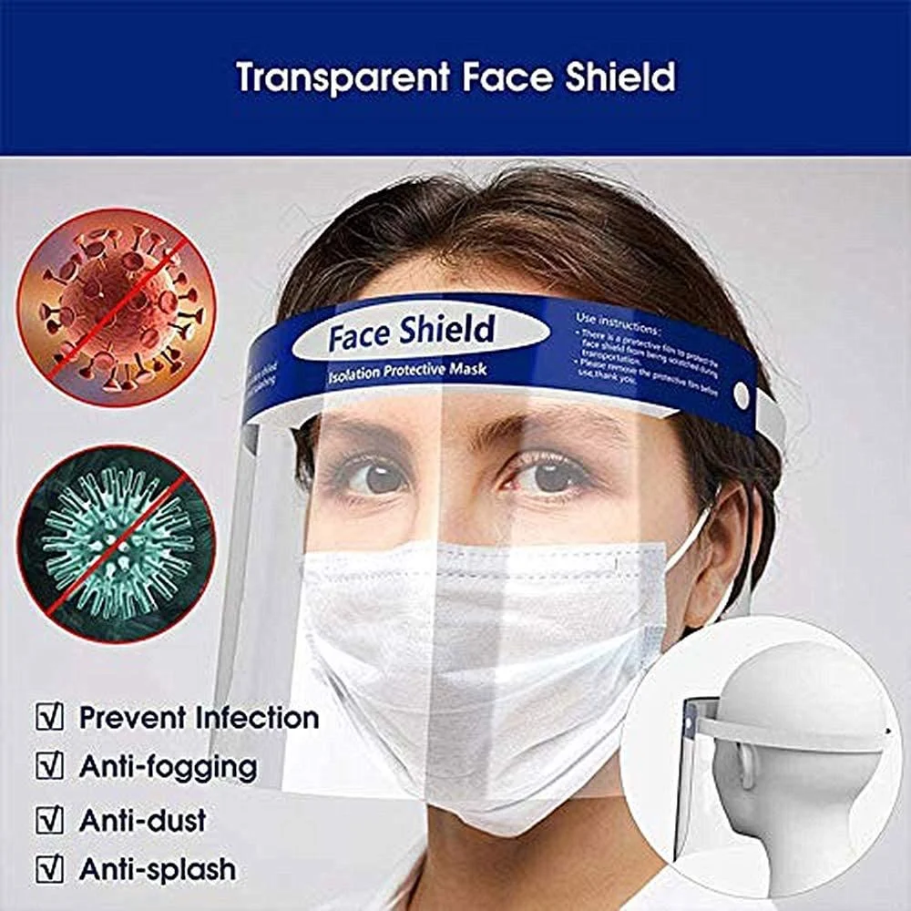 Face Shield Protect Eyes and Face Transparent Full