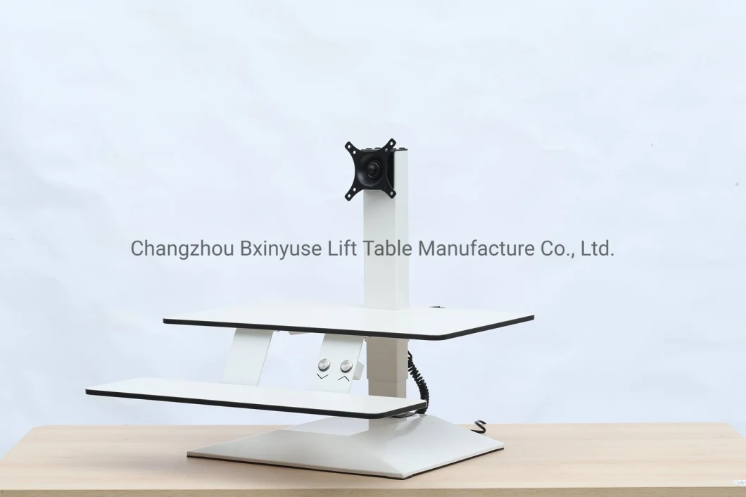 Electric Height Adjustable Standing Desk / Sit to Stand Workstation Riser with Memory Panel