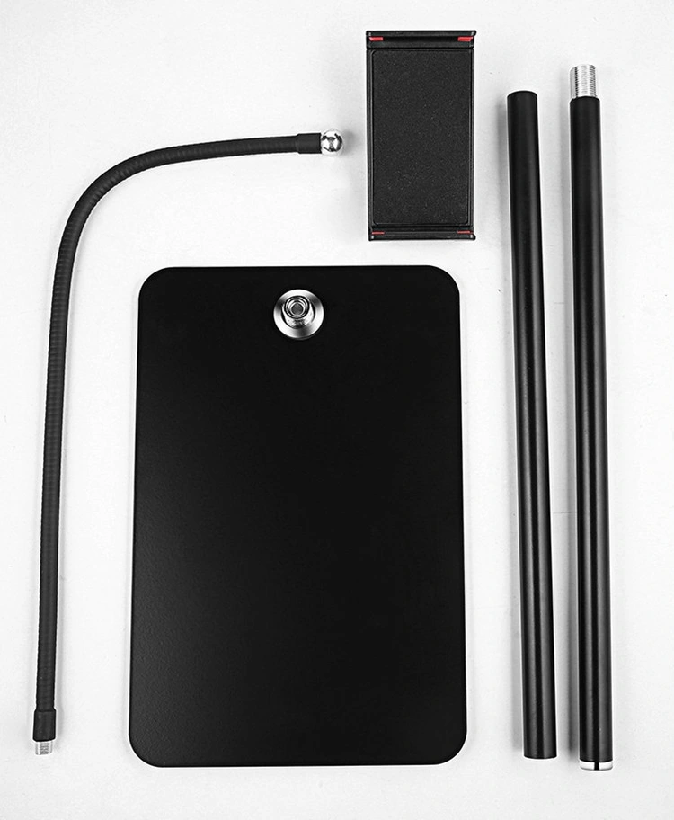 Height Adjustable Gooseneck Mobile Floor Stand Rotating Universal Phone Tablet Holder