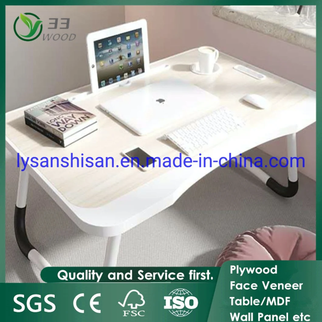 Wholesale Wooden Folding Small Bed Serving Tray Laptop Table on Bed with Cheap Price