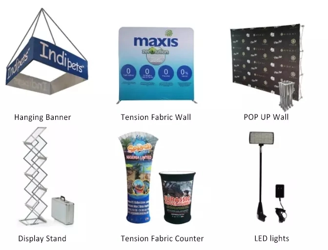 Free Design Aluminium Exhibition Stands Modular Tension Fabric Photo Booth Backdrop