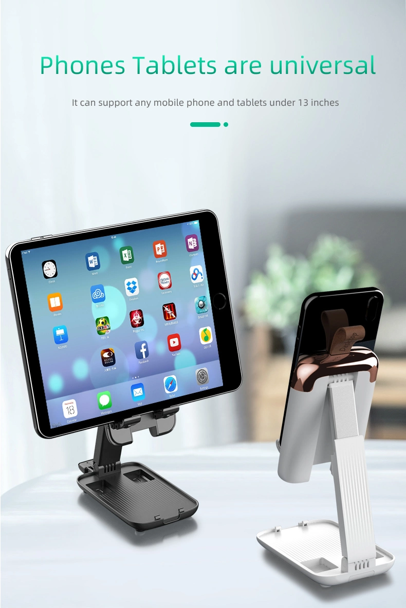 Plastic Foldable Portable Tablet Phone Stand Mount for Mobile Phone Accessories