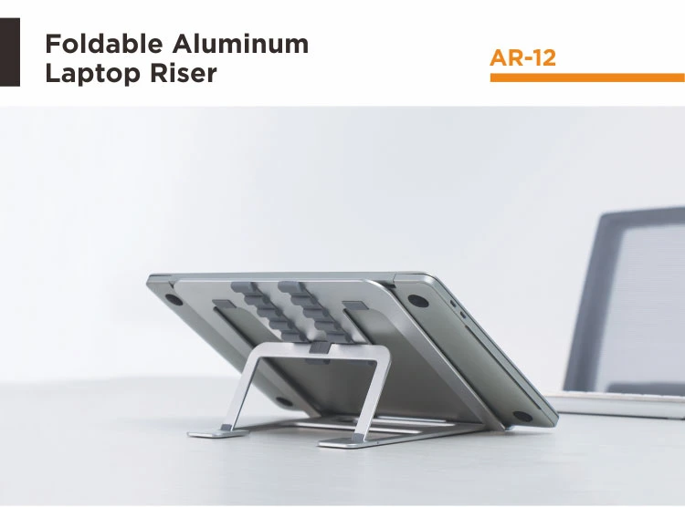 Ultra-Slim Foldable Aluminum Laptop Holder