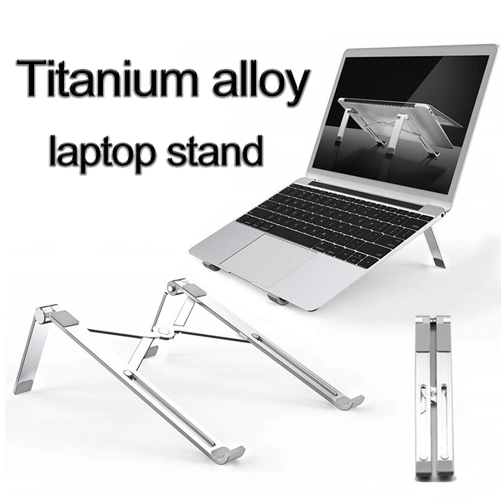 Laptop Stand Adjustable Aluminum Computer Accessories Riser Ergonomic Foldable Portable Notebook Stand Laptop Holder for Desk, Compatible with 10-15.6