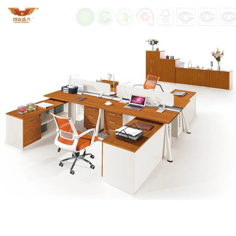 Particle Board Office Table Computer Workstation Modern Partition (H30-0236)