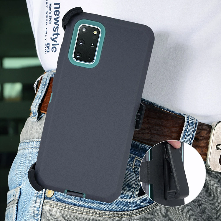Heavy Duty TPU PC Rugged Defender Case Belt Clip Cover for Samsung S20 S20 Plus S20 Ultra