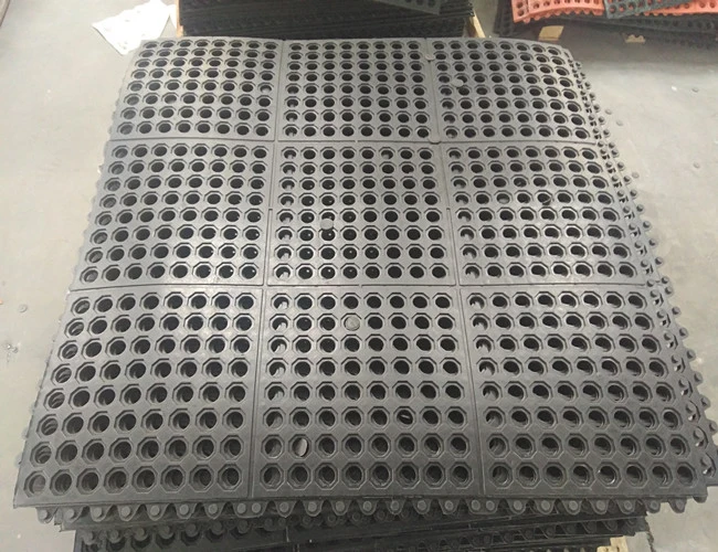 Interlocking Anti-Fatigue Rubber Mat, Anti-Slip Rubber Kitchen Mat, Anti Slip Rubber Mat