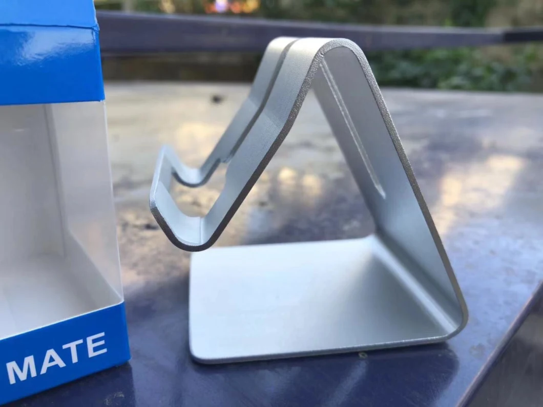 Aluminum Metal Phone Holder Desktop Universal Non-Slip Mobile Phone Stand Desk Hold for iPhone iPad Samsung Tablet