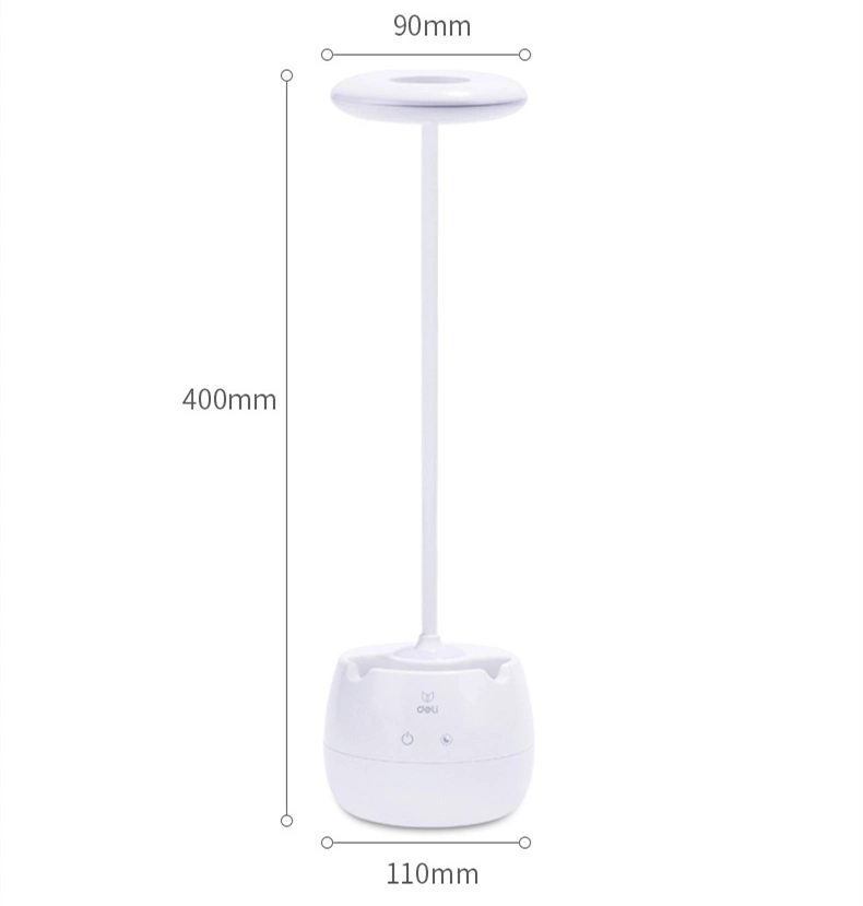 Multifunctional LED Desk Table Lamp with Pen Container and Mobile Phone Holder USB Night Light