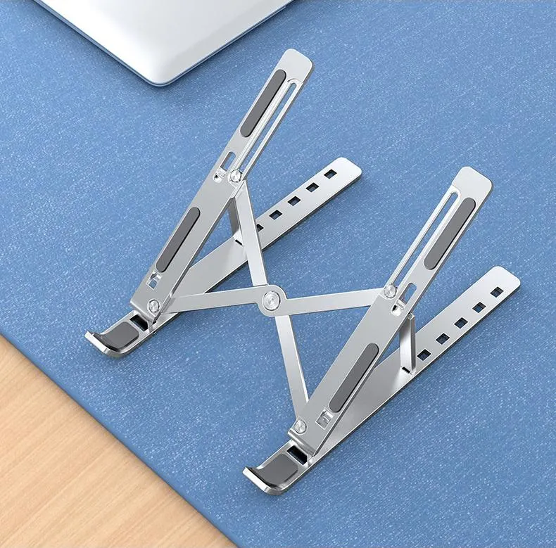 Aluminum Alloy Laptop Stand Desktop Increased Bracket Portable Folding Portable