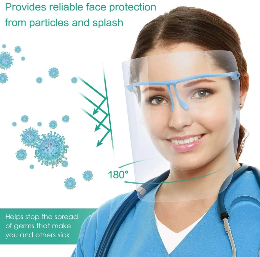 Safety Goggle Face Shield Anti-Fog Clear Face Visor Protect Eyes and Face From Droplet