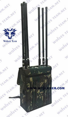 Military VIP Protection Security Backpack High Power GPS WiFi Cell Phone Signal Jammer