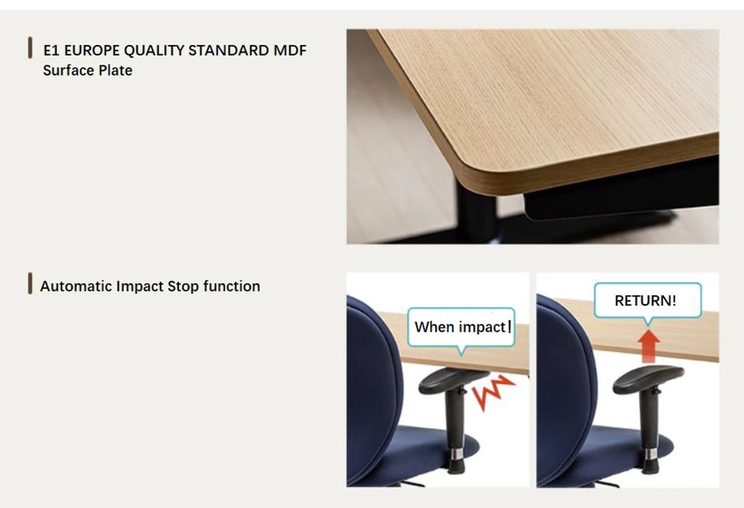 User-Friendly Design Height Adjustable Table Leg for Europe