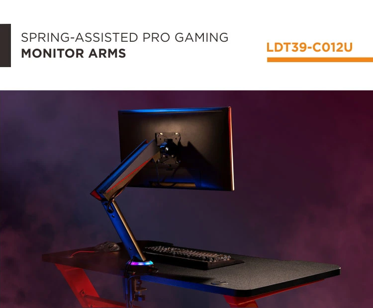 Hot Sale Single Monitor Mount Spring-Assisted PRO Gaming Monitor Arm