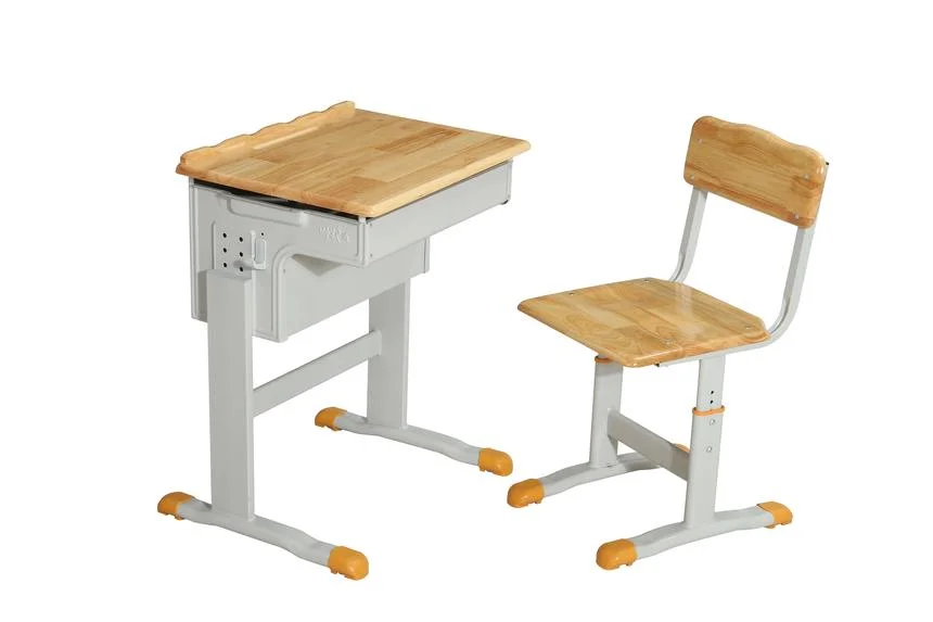 Ergonomic Wooden and Steel Frame Students Classroom Desk and Chair Manufacturer